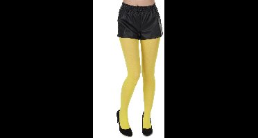 Vegaoo - Gele panty voor volwassenen