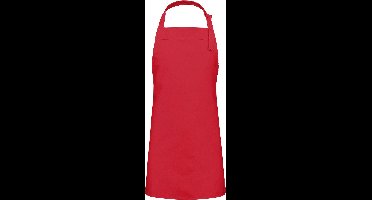 Benza Schort - Neutrale, Blanco, Luxe, Mooie Kinderen Keukenschort - Rood