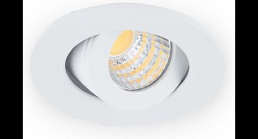 Groenovatie Inbouwspot LED - 3W - Rond - Kantelbaar - Dimbaar - Ø 53 mm - Neutraal Wit