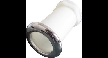 "Nylon doorvoer 1«"", RVS flens, L=63mm"