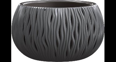Bloemschaal Plantschaal Sandy Bowl 37cm ANTRACIET Prosperplast