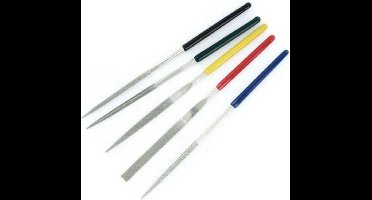 Model Craft Vijlenset - PFL6007 5-delige Mini Diamantvijlenset (100 mm) Gereedschap