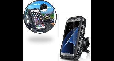 Telefoonhouder Fiets Waterdicht - GSM Houder Fiets - Smartphone Houder Fiets voor alle Telefoons tot 6.3 inch