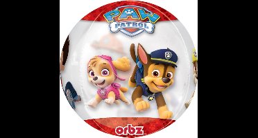 PAW Patrol - Ballon - Folie - 40 x 38cm - Rood/Wit - 1 stuks