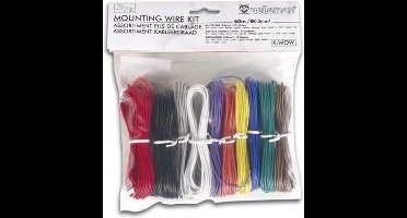 Velleman Set montagekabels - 10 kleuren - 60m - meeraderig
