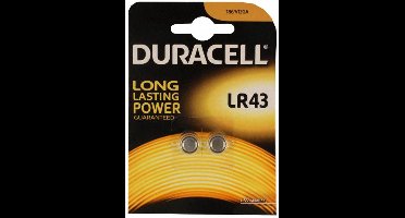 Duracell Electronics LR43 2CT