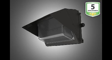 Groenovatie LED Wandlamp Pro - 40W - 363x234x330 mm - Aluminium - Zwart