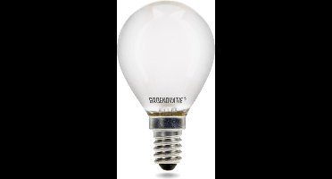 Groenovatie LED Filament Kogellamp - 4W - E14 Fitting - Extra Warm Wit - 78x45 mm - Dimbaar - Mat