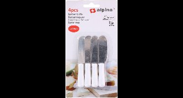Botermes 4 stuks 10 cm - boter - smeersels- mes