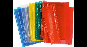 Heftschoner 10er Set A4 transparent (5 Farben)