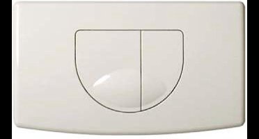 Plieger Main Bedieningspaneel – Bedieningspaneel Toilet – 2 knoppen – Bedieningspaneel Pergamon