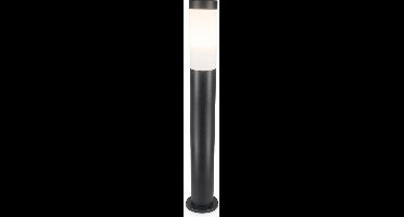 HOFTRONIC - Dally M - LED Tuinlamp 80cm - E27 Sokkellamp Zwart - IP44 Waterdicht - Tuinverlichting - Padverlichting - Tuinlantaarn - Staande buitenlamp