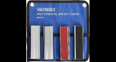 Weber Tools - Beschermbekken-set voor bankschroef - 125 mm - 4 type's 8 bekken