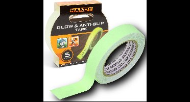Anti Slip Strip Tape Zelfklevend (Lichtgevend) - 5M x 2,5 CM - Antislip Tape voor Trap, Vloer, Drempel - Waterproof - voor Binnen en Buiten - BPK