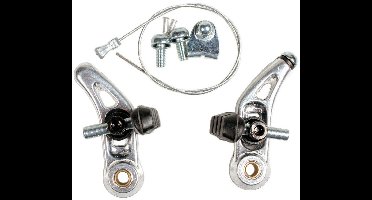 Aluminium cantilever remset voor en achter voor 24, 26 en 28 inch fietsen
