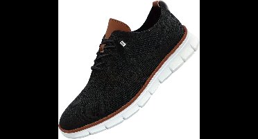 Currero Schoenen Heren - Sneakers - Comfortabel - Wandelschoenen - Casual - Volwassenen - Zwart 44.5