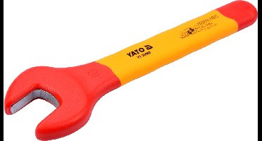 YATO VDE Geïsoleerde Steeksleutel 16 mm - 1000V Geïsoleerd Gereedschap - Lengte 160 mm - Chroom-Vanadium Staal - Elektriciens Steeksleutel voor Werkzaamheden Onder Spanning (YT-20960)