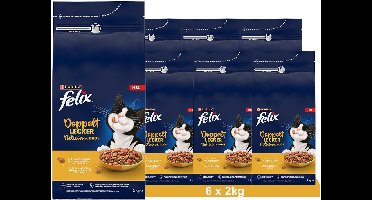 PURINA FELIX Dubbel Lekker Kip Droogvoer (6 x 2kg)