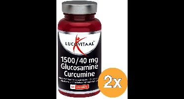 2x Lucovitaal Glucosamine Curcumine (60 capsules)