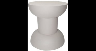 Parma bijzettafel, Ø45, H50, Off-White - Formaggio Collection