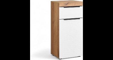 Badkamerkast – Opbergkast – Ladekast – Kastje – Badmeubel – FSC Gecertificeerd Hout – Compact 36x79x31 cm
