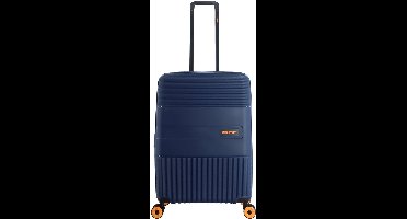 Discovery Trails Harde Koffer / Trolley / Reiskoffer - 64 Liter Medium - Marine Blauw - Blauw / Medium