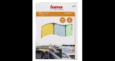 Hama - Universele Microvezeldoeken - Voor Auto, Cockpit & Ramen - Pluisvrij & Streeploos