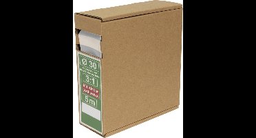 Quadrios 25CA507 Krimpkous met lijm Transparant Krimpverhouding:3:1 5 m