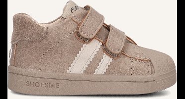 Shoesme Beige Sneakertje Met Stootneus - Sneakers Kinderen - Unisex - Taupe - Microleer - Maat 20