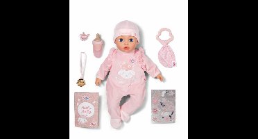 BABY born Annabell van 43 cm, een zachte pop met functies en geluiden voor kinderen vanaf 3 jaar, inclusief accessoires
