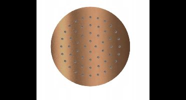 Douchekop 25cm Rond Slim Geborsteld Koper - Excellent