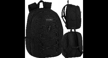 CoolPack Black Trooper Rugzak - Ruim & Stijlvol voor School & Vrije Tijd