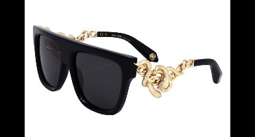 Roberto Cavalli SRC014M 0700 Zonnebril - Unisex - Zwart