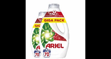 Ariel Vloeibaar Wasmiddel + Ultra Vlekverwijderaar - 2x70 Wasbeurten