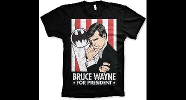 Batman Bruce Wayne For President Big Tall T-shirt WB-1-BAT016-H40-10