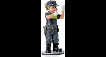MadDeco - kleine schatjes beeldjes - Nadal - later als ik groot ben - agent verkeerspolitie - 25 cm hoog - met de hand gemaakt in Spanje