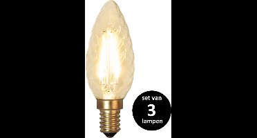 Soft Glow Kaarslamp - E14 - 1.5W - set van 3