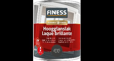 Finess Hoogglanslak - antraciet grijs (RAL 7016) - 750 ml