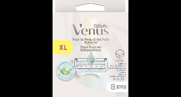 Gillette Venus Scheermesjes - voor Huid en Schaamhaar - 8 stuks