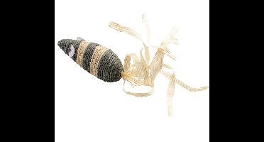 Duvoplus - Speelgoed Voor Dieren - Kat - Rope Grote Muis Met Maiskoorden 20x3,7x3,5cm Grijs - 1st