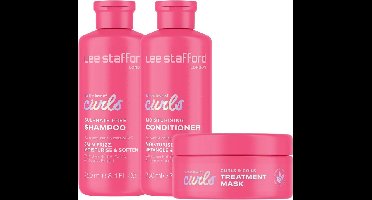 Lee Stafford - For The Love Of Curls XL Set - 250ml+250ml+200ml