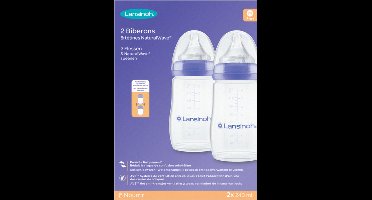 Lansinoh mOmma Zuigflessen met speen 2 x 240 ml