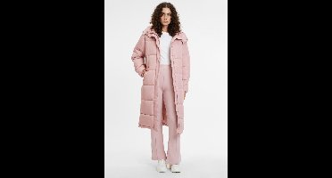 Fila dames gewatteerd jack Braunfels Long Puffer Jacket Pale Mauve