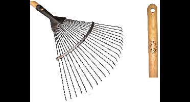 De Wit Gazonhark met essen steel 137 cm | 24 tanden | 56 cm breed