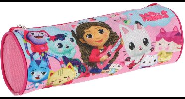 Gabby's Dollhouse Etui - Pennenetui voor Kind - Rond - Meerkleurig - Pennenzak