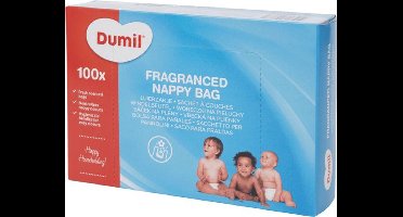 Dumil 200 LUIERZAKJES - LUIERREMMER - NAVULLING - NEUTRALISEERD GEURTJES - 2 X 100 STUKS