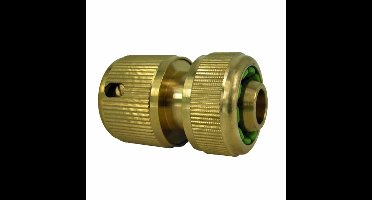 Messing Snelkoppeling 1/2 inch met Waterstop