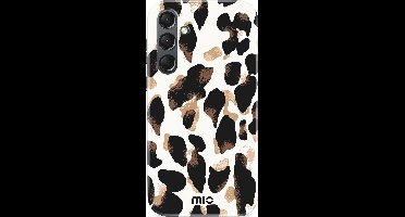 MIO MagSafe Samsung Galaxy S24 Hoesje | Hard Shell Back Cover | Geschikt voor MagSafe | Leopard
