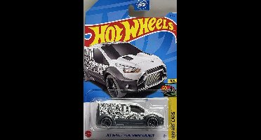 HOT WHEELS FORD TRANSIT CONNECT 64/250 1:64 HW ART CARS WHITE