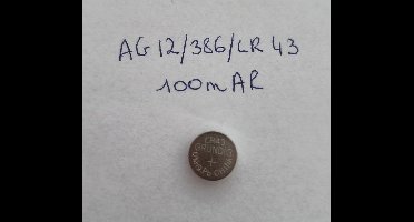 Grundig Alkaline Lithium Batterij AG12/386/LR43 100 mAh 1 stuk